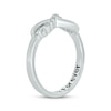 Thumbnail Image 2 of Diamond Infinity Promise Ring 1/8 ct tw Sterling Silver