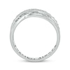 Thumbnail Image 3 of Diamond Crossover Promise Ring 1/3 ct tw Sterling Silver