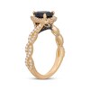 Thumbnail Image 2 of Neil Lane Pear-Shaped Black & White Diamond Engagement Ring 1-1/2 ct tw 14K Yellow Gold