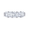 Thumbnail Image 3 of THE LEO Legacy Lab-Grown Diamond Emerald-Cut Anniversary Band 3 ct tw 14K White Gold