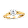 Round-Cut Diamond Solitaire Ring 1 ct tw 14K Yellow Gold