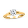 Round-Cut Diamond Solitaire Ring 1 ct tw 14K Yellow Gold