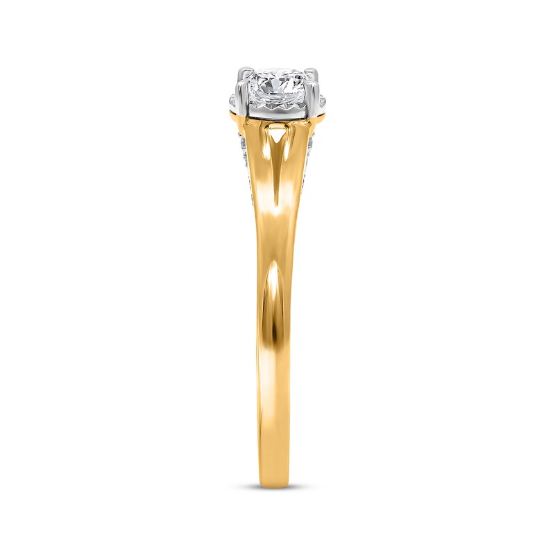 Round-Cut Diamond Solitaire Ring 1 ct tw 14K Yellow Gold