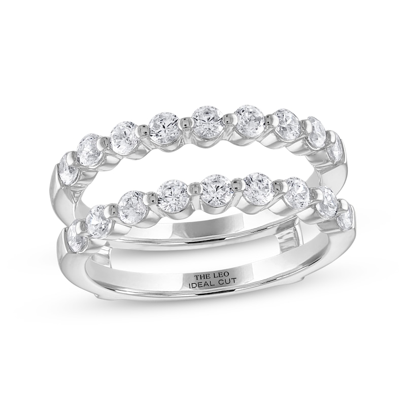 THE LEO Ideal-Cut Diamond Enhancer Ring 1 ct tw 14K White Gold