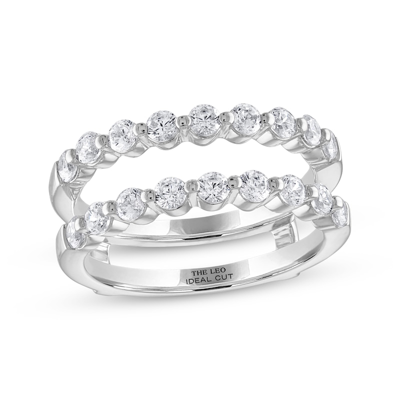 Main Image 1 of THE LEO Ideal-Cut Diamond Enhancer Ring 1 ct tw 14K White Gold