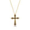 Thumbnail Image 1 of Le Vian Diamond Cross Necklace 5/8 ct tw 14K Honey Gold 19&quot;