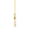 Thumbnail Image 2 of Le Vian Diamond Cross Necklace 5/8 ct tw 14K Honey Gold 19&quot;