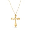 Thumbnail Image 3 of Le Vian Diamond Cross Necklace 5/8 ct tw 14K Honey Gold 19&quot;