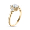 Thumbnail Image 5 of Now + Forever Oval-Cut Diamond Halo Engagement Ring 3/4 ct tw 14K Yellow Gold