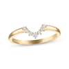Thumbnail Image 1 of Now + Forever Diamond Contour Wedding Band 1/10 ct tw 14K Yellow Gold