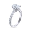 Thumbnail Image 2 of THE LEO Legacy Lab-Grown Diamond Oval-Cut Engagement Ring 2-1/2 ct tw 14K White Gold