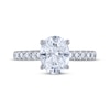 Thumbnail Image 3 of THE LEO Legacy Lab-Grown Diamond Oval-Cut Engagement Ring 2-1/2 ct tw 14K White Gold