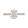 Thumbnail Image 3 of Neil Lane Artistry Oval-Cut Lab-Grown Diamond Engagement Ring 2 ct tw 14K Yellow Gold