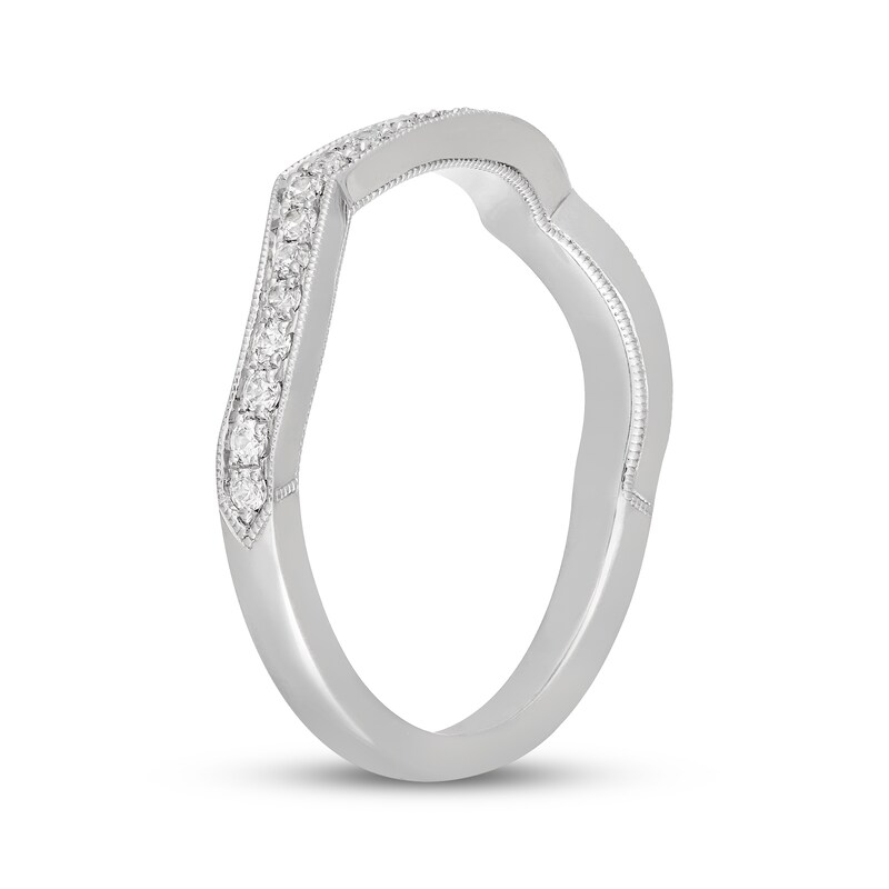 Main Image 2 of Neil Lane Diamond Contoured Wedding Band 1/4 ct tw 14K White Gold