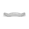 Thumbnail Image 3 of Neil Lane Diamond Contoured Wedding Band 1/4 ct tw 14K White Gold