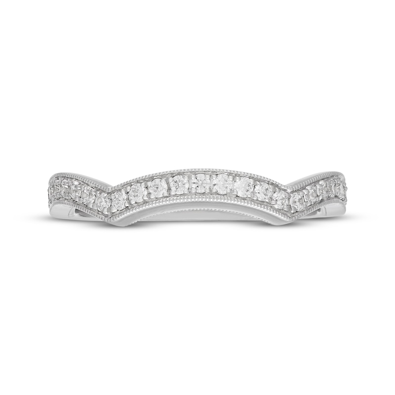 Main Image 3 of Neil Lane Diamond Contoured Wedding Band 1/4 ct tw 14K White Gold