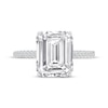 Thumbnail Image 3 of Now + Forever Lab-Grown Diamonds Emerald-Cut Engagement Ring 4-1/3 ct tw 14K White Gold