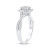 Thumbnail Image 2 of Now + Forever Lab-Grown Diamonds Round-Cut Halo Engagement Ring 1-1/2 ct tw 14K White Gold