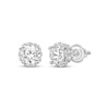 Thumbnail Image 1 of Round-Cut Diamond Solitaire Stud Earrings 1 ct tw 10K White Gold (J/I3)