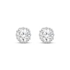 Thumbnail Image 2 of Round-Cut Diamond Solitaire Stud Earrings 1 ct tw 10K White Gold (J/I3)