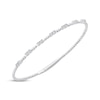 Thumbnail Image 2 of KAY Lab-Grown diamonds Flex Bangle Bracelet 1/2 ct tw 10K White Gold & Titanium