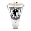 Thumbnail Image 3 of True Fans Los Angeles Chargers Championship Ring Sterling Silver & 10K Yellow Gold Ring