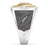 Thumbnail Image 4 of True Fans Arizona Cardinals Championship Ring Sterling Silver & 10K Yellow Gold Ring