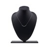 Thumbnail Image 6 of Diamond Graduated Smile Necklace 1/2 ct tw 10K Yellow Gold 18&quot;