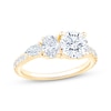 Thumbnail Image 1 of Now + Forever Round-Cut, Oval-Cut & Pear-Shaped Lab-Grown Diamond Engagement Ring 2-1/5 ct tw 14K Yellow Gold