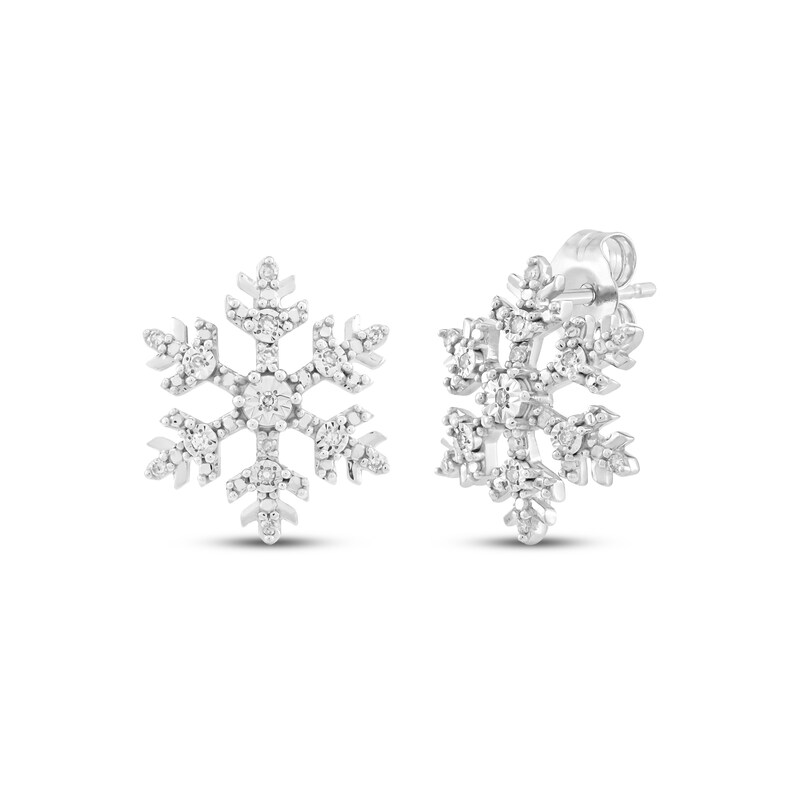 Main Image 3 of Diamond Snowflake Gift Set 1/5 ct tw Sterling Silver