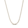 Thumbnail Image 1 of Curb Chain Necklace 6mm Yellow Ion-Plated Solid Stainless Steel 20&quot;