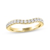 Thumbnail Image 1 of THE LEO Legacy Lab-Grown Diamond Contour Anniversary Ring 1/3 ct tw 14K Yellow Gold
