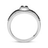 Thumbnail Image 3 of Disney Treasures The Nightmare Before Christmas &quot;Jack Skellington&quot; Black & White Diamond Ring 1/5 ct tw Sterling Silver
