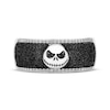 Thumbnail Image 4 of Disney Treasures The Nightmare Before Christmas &quot;Jack Skellington&quot; Black & White Diamond Ring 1/5 ct tw Sterling Silver