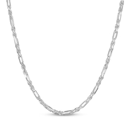 4.3mm Diamond-Cut Rope Chain Necklace Solid Sterling Silver 22"