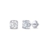 Thumbnail Image 1 of THE LEO Legacy Lab-Grown Diamond Round-Cut Solitaire Stud Earrings 1 ct tw 14K White Gold (F/VS2)