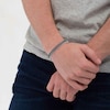 Thumbnail Image 4 of Men's Blue Diamond Chain Link Bracelet 3-1/2 ct tw Sterling Silver 8.5"