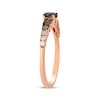 Thumbnail Image 2 of Le Vian Chocolate Ombré Diamond Ring 5/8 ct tw 14K Strawberry Gold