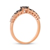Thumbnail Image 3 of Le Vian Chocolate Ombré Diamond Ring 5/8 ct tw 14K Strawberry Gold
