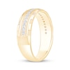 Thumbnail Image 2 of Now + Forever Men's Diamond Grooved Wedding Band 1/3 ct tw 10K Yellow Gold