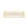 Thumbnail Image 3 of Now + Forever Men's Diamond Grooved Wedding Band 1/3 ct tw 10K Yellow Gold