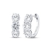 Thumbnail Image 1 of Memories Moments Magic Lab-Grown Diamond Hoop Earrings 3 ct tw 10K White Gold