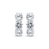 Thumbnail Image 2 of Memories Moments Magic Lab-Grown Diamond Hoop Earrings 3 ct tw 10K White Gold
