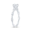 Thumbnail Image 2 of Now + Forever Lab-Grown Diamonds Round-Cut Halo Engagement Ring 5/8 ct tw 14K White Gold
