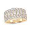 Thumbnail Image 1 of Now + Forever Lab-Grown Diamonds Five-Row Anniversary Ring 2 ct tw 14K Yellow Gold