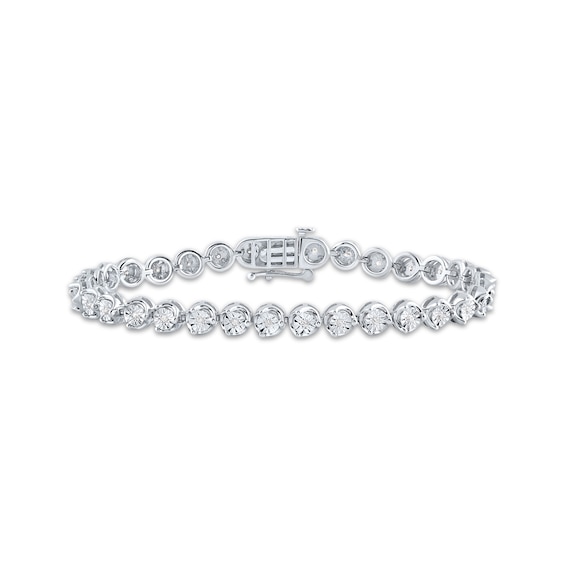 KAY Lab-Grown Diamond Buttercup Bracelet 1/4 ct tw Sterling Silver 7"