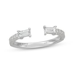 Neil Lane Artistry Baguette-Cut Lab-Grown Diamond Cuff Wedding Band 1/2 ct tw 14K White Gold