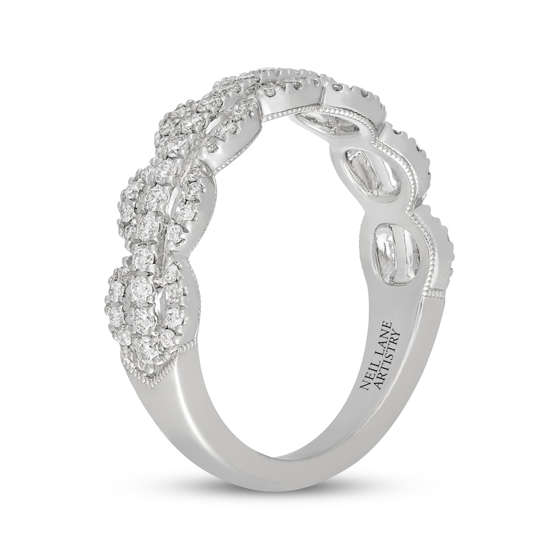 Main Image 2 of Neil Lane Artistry Heritage Lab-Grown Diamond Wedding Band 1/2 ct tw 14K White Gold