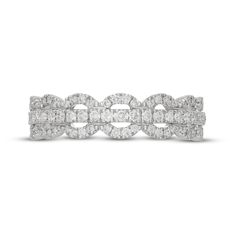 Main Image 3 of Neil Lane Artistry Heritage Lab-Grown Diamond Wedding Band 1/2 ct tw 14K White Gold
