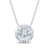 Thumbnail Image 1 of KAY Lab-Grown Diamonds Round-Cut Solitaire Necklace 1 ct tw 10K White Gold 18"